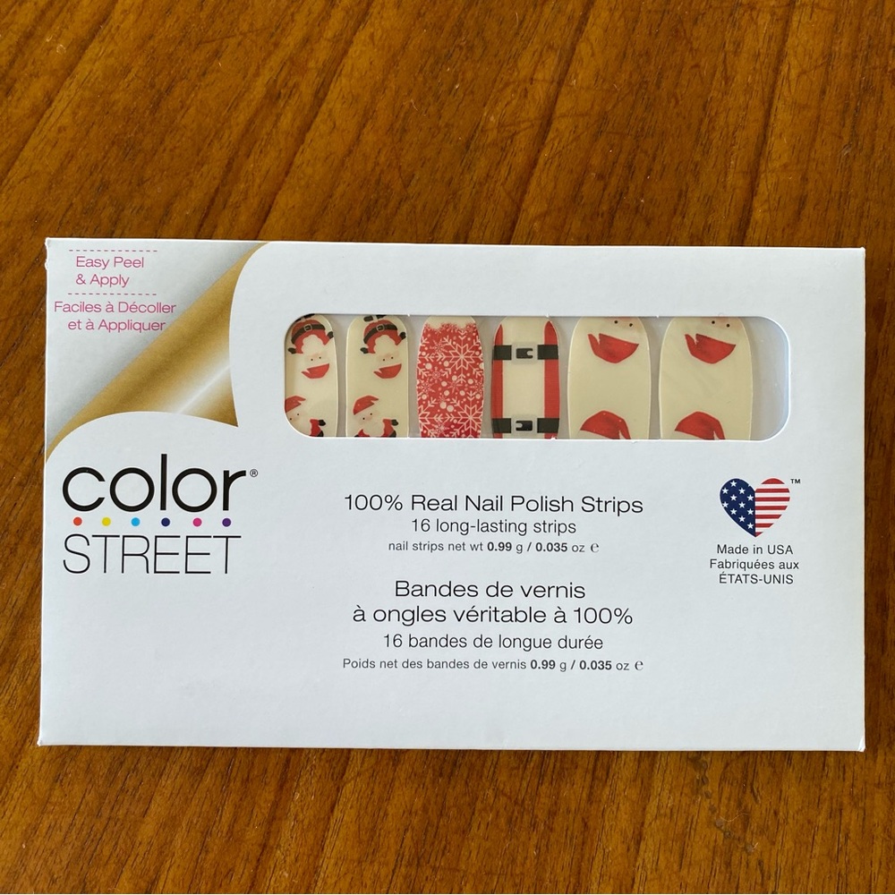 Color Street Nail Polish Strips NWT. “Father Christmas”